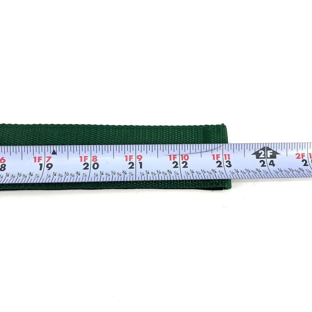 TSPRO Pet Supplies Heavy Duty Green Dog Collar Padded Adjustable Metal Buckle L